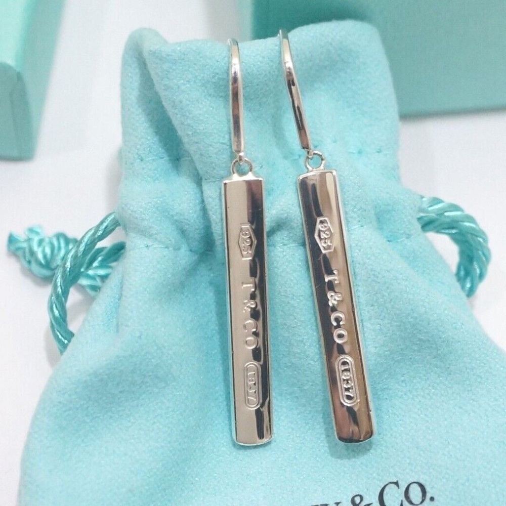 Tiffany & Co. 1837 Bar Drop Earrings